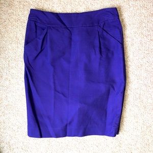 J.Crew Classic Indigo Pencil Skirt